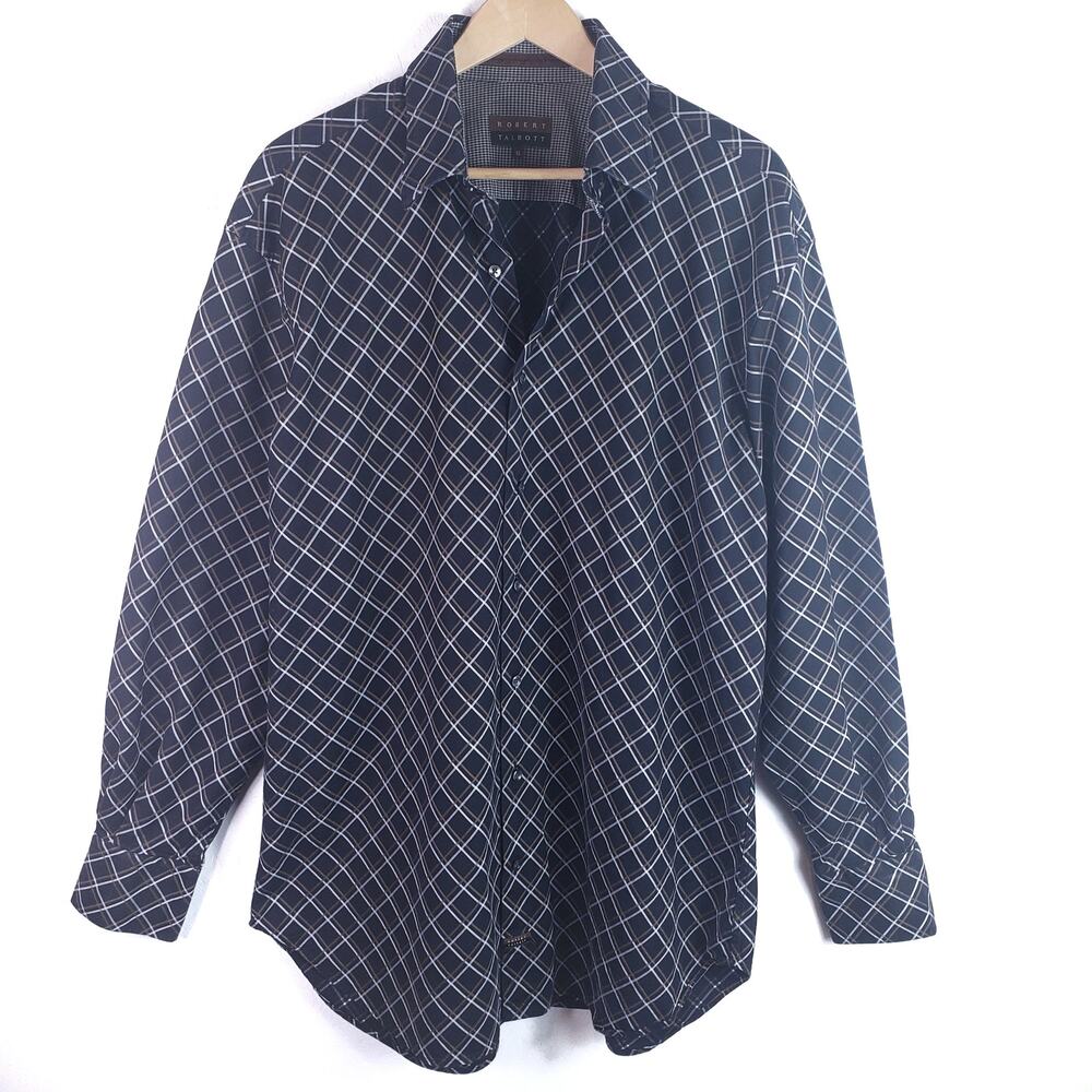 Robert Talbott Men's Casual Button Up Shirt Size XL